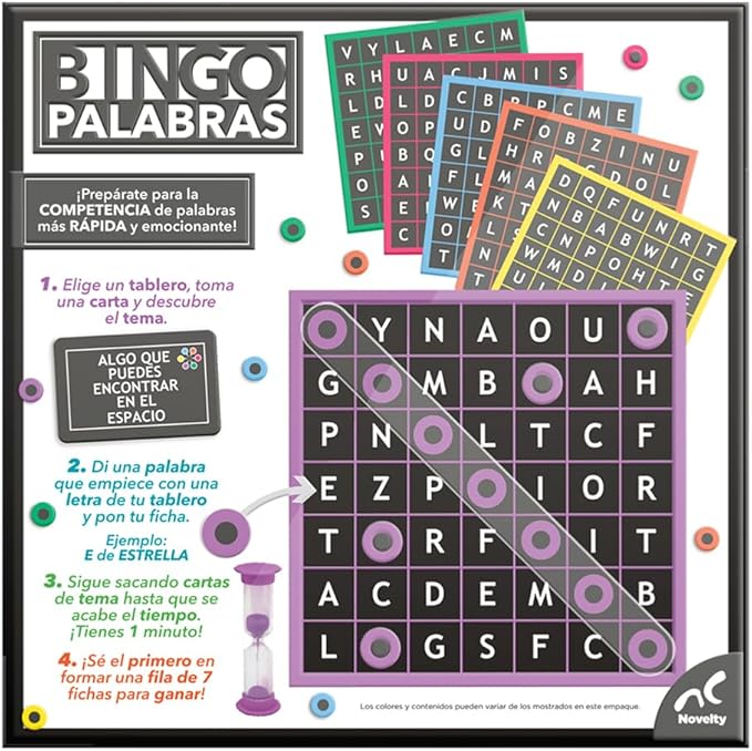 Bingo palabras