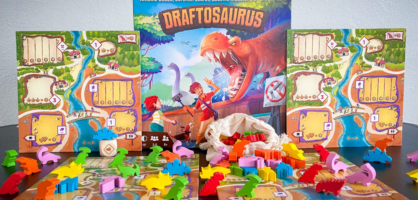 Draftosaurus juego de mesa