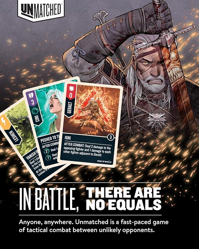 Unmatched The Witcher Steel & Silver