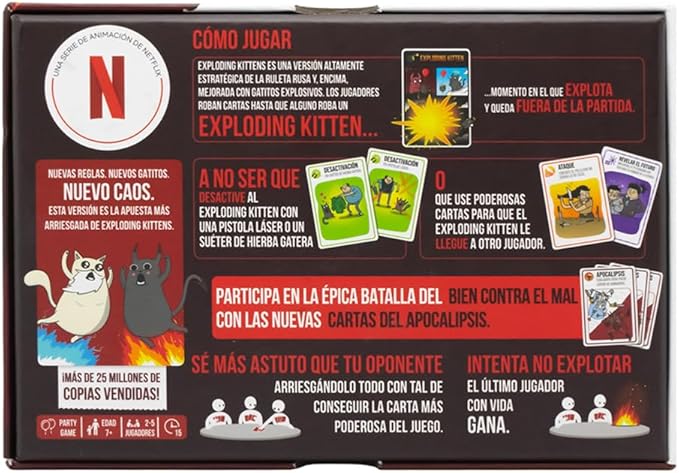 Exploding Kittens Bien vs Mal